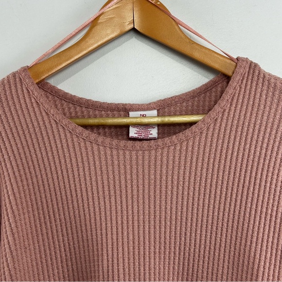 NOBO Pink Crop Waffle Long Sleeve XXL EUC - Picture 4 of 6